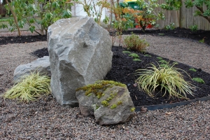 boulders in landscape design